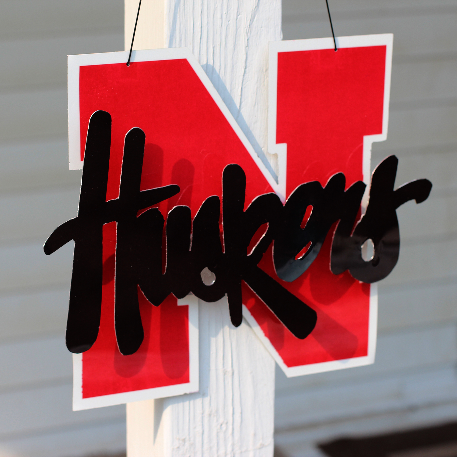 Nebraska Huskers 3D sign  made with sublimation printing